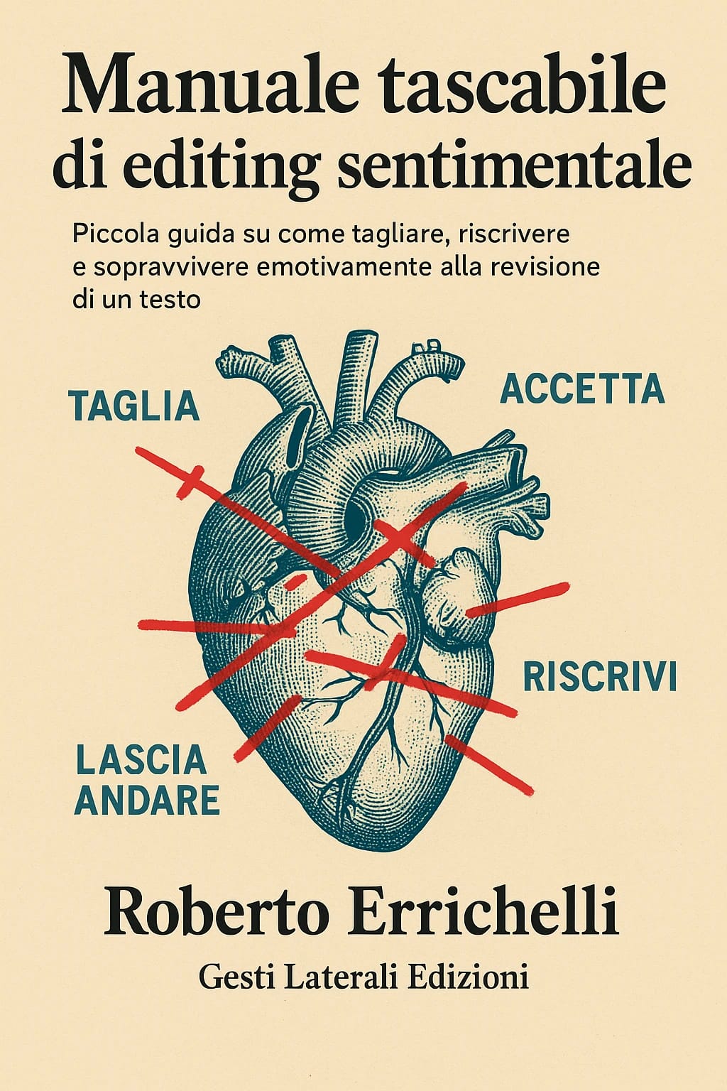 Copertina “Manuale tascabile di editing sentimentale” – Roberto Errichelli